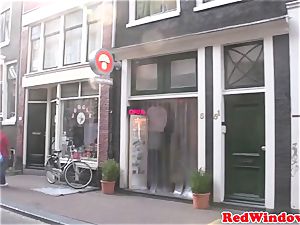 Amsterdam hooker gargles customer