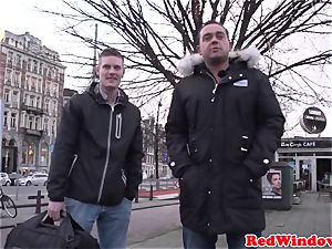 ginormous Amsterdam escort cockriding tourist
