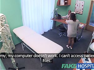 FakeHospital petite super-fucking-hot Russian nubile gets cooch gobbled